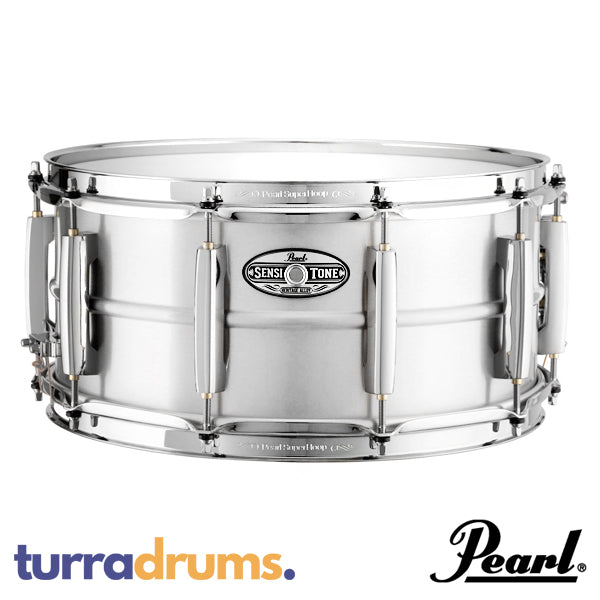 Pearl Sensitone Heritage Alloy 14 x 6.5 Aluminium Snare Drum (STH1465AL)