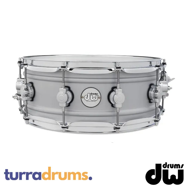 DW Design Series Matte Aluminium Snare Drum