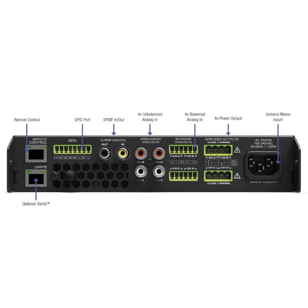 Nexo NanoNXAMP4 Power Amplifier and Controller