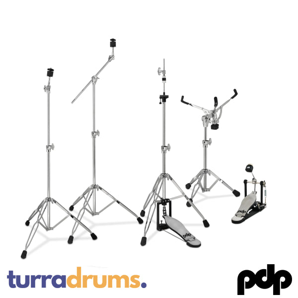 PDP 700 Series 5-Piece Hardware Pack with Bass Drum Pedal (PDHW715)