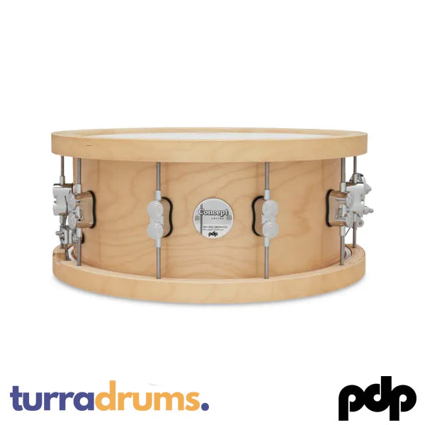 PDP Concept 20-Ply Maple Snare 14" x 6.5" (PDSN6514NAWH)