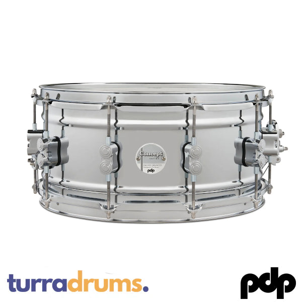 PDP Concept Chrome Steel Snare 14" x 6.5" (PDSN6514SSCSC)