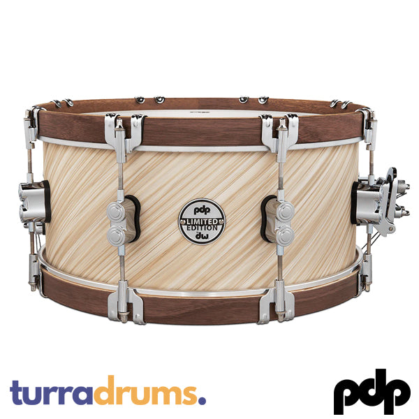 PDP Concept 14 x 6.5 Limited Edition Twisted Ivory Snare Drum (PDLT6514SSTI)