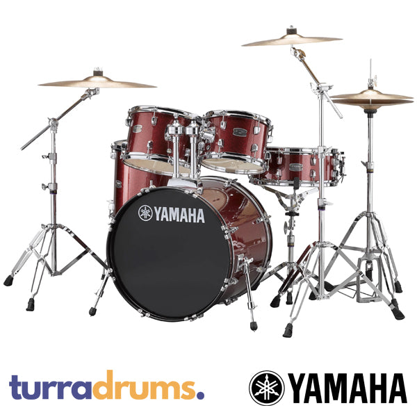 Yamaha Rydeen Fusion Size Complete Drum Kit Package