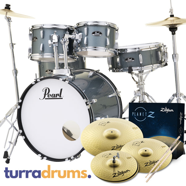 Pearl Roadshow-X 20" Fusion Drum Kit Package with Zildjian Cymbals