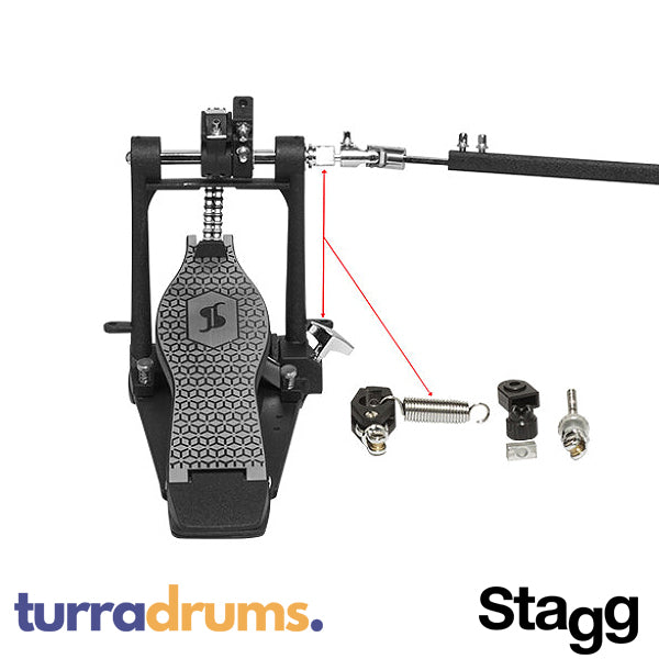 Stagg Chain Drive Double Bass Drum Pedal (PPD-52)