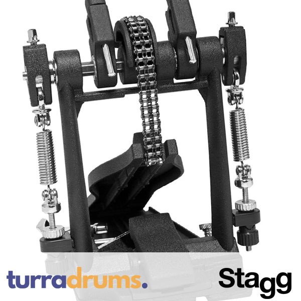 Stagg Chain Drive Double Bass Drum Pedal (PPD-52)