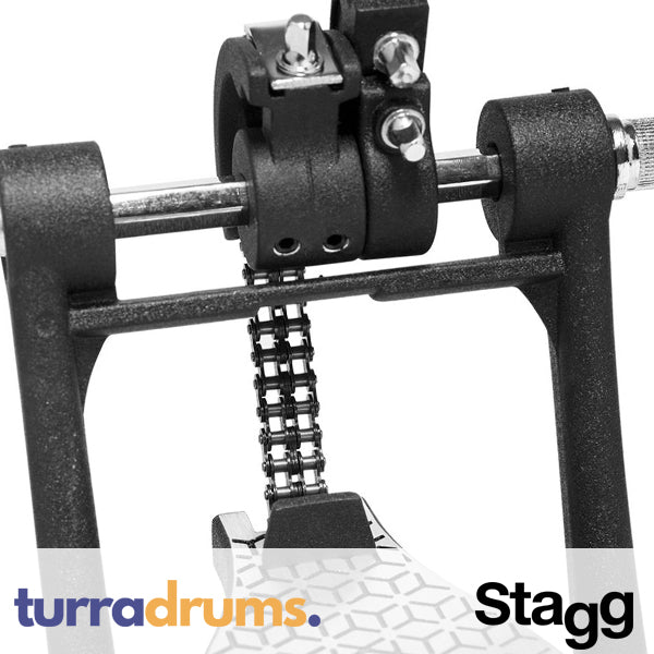 Stagg Chain Drive Double Bass Drum Pedal (PPD-52)