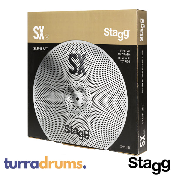 Stagg SXM Silent Cymbal Pack 14/16/18/20