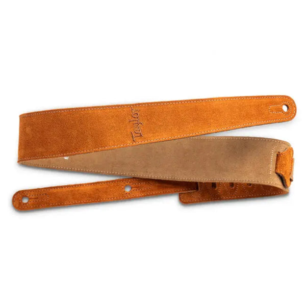 Taylor 2.5" Embroidered Suede Guitar Strap