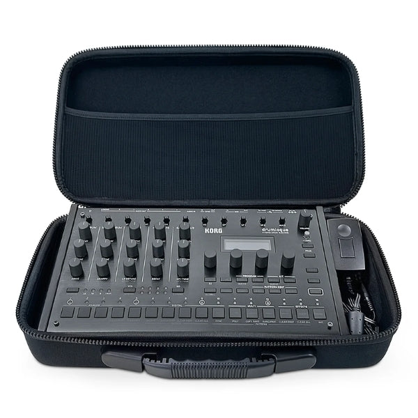 Analog Cases PULSE Case for Korg Drumlogue open with contents