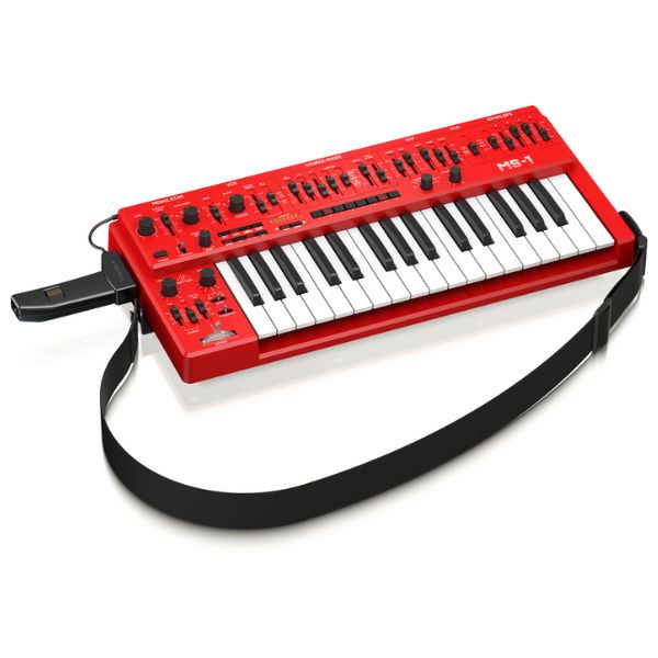 Behringer MS-1 MKII (Red) - Strap & Holder