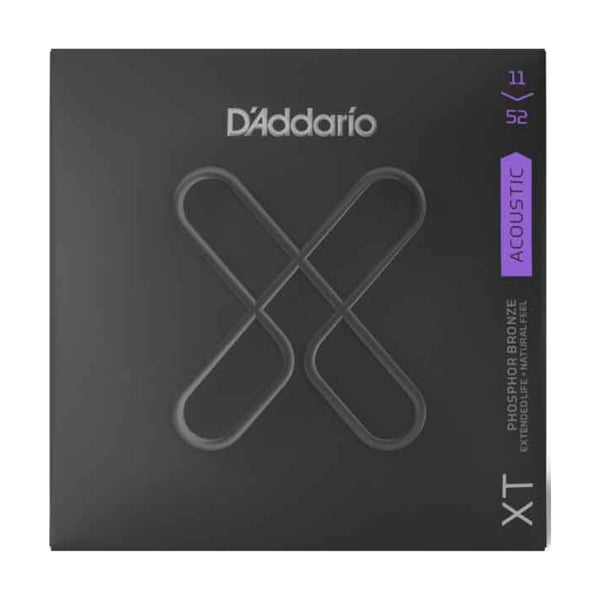 D'Addario XT Phosphor Bronze Acoustic Guitar Strings - Custom Light