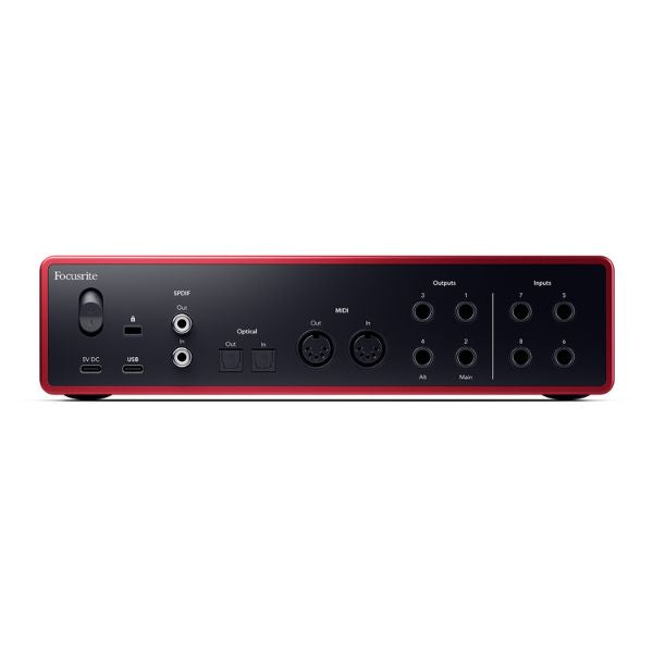 Focusrite Scarlett 18i16 (Back)