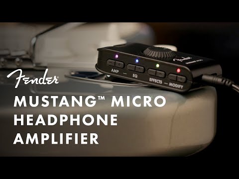 Fender Mustang Micro video