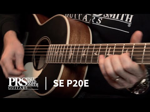 PRS SE P20E - Vintage Mahogany video