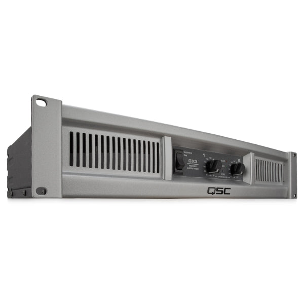 QSC GX3 Power Amplifier angled