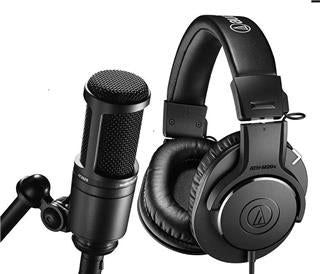 Audio Technica AT2020 & ATH-M20x Recording Bundle