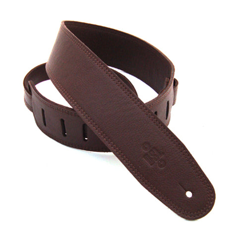 DSL Garment Triple Layer Guitar Strap - Brown