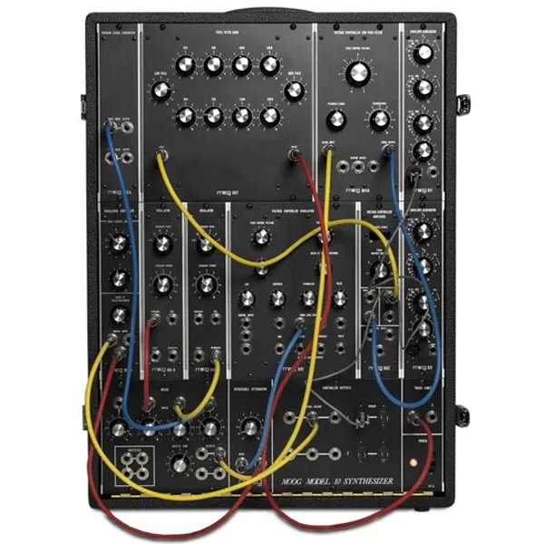 Moog Model 10 Modular System Patched