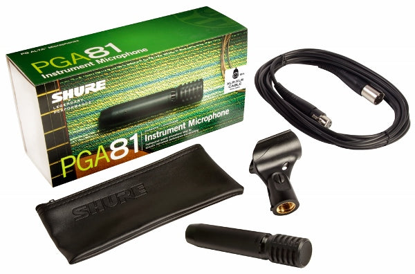 Shure PG81 package contents